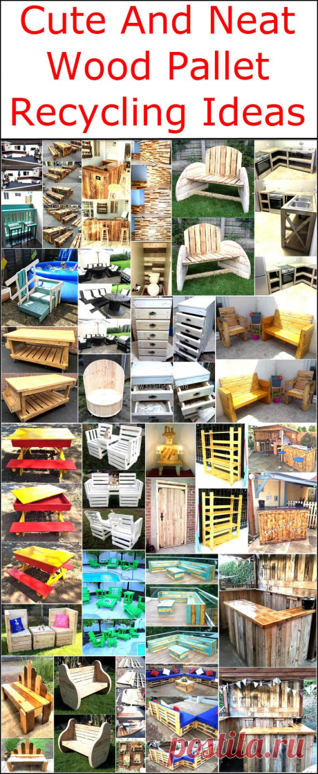 Cute And Neat Wood Pallet Recycling Ideas | Pallet Ideas