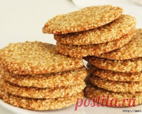 Само вкусное кунжутное печенье, которое я пробовала