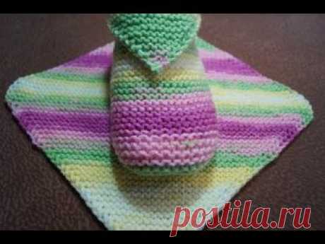 Самые простые тапочки 🙂 №1