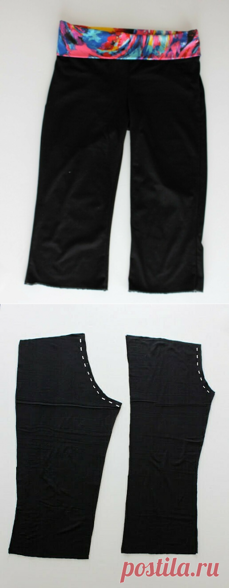 Леггинсы без выкройки: мастер-класс — Мастер-классы на BurdaStyle.ru