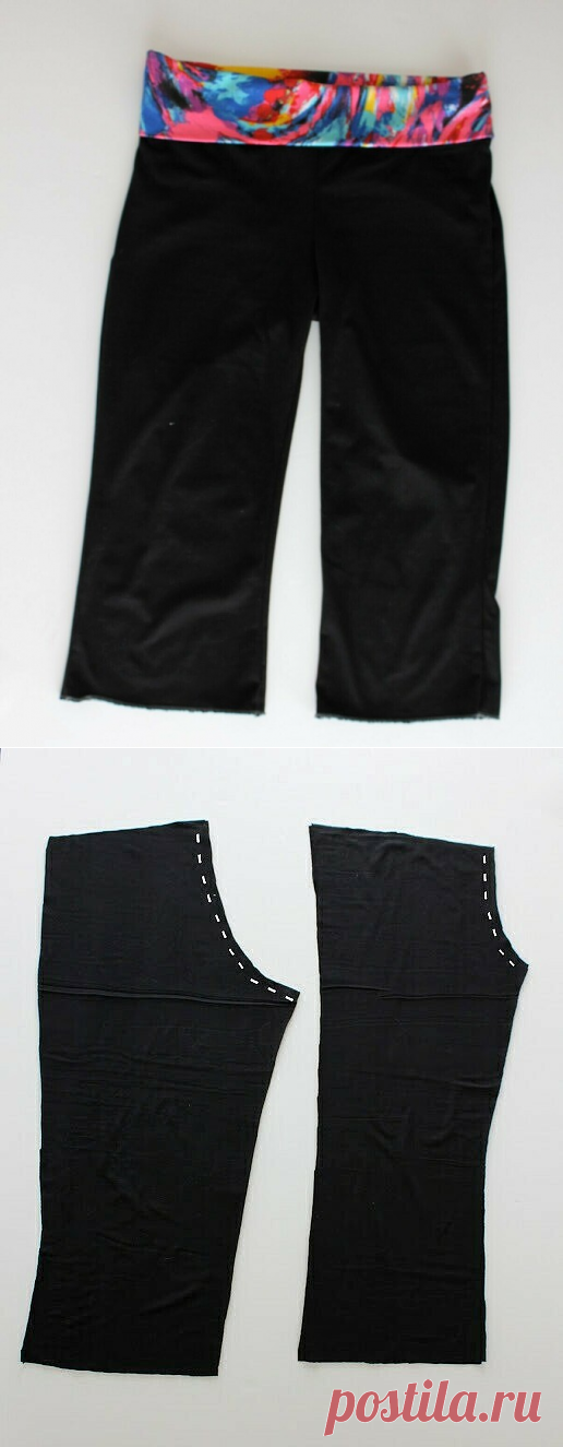 Леггинсы без выкройки: мастер-класс — Мастер-классы на BurdaStyle.ru