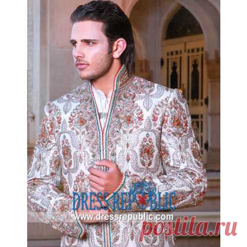 Вышитые Мужская Sherwani Коллекция 2013, дизайнер Пакистана Sherwani Коллекция 2013