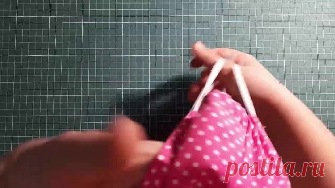 Простая маска для лица. Многоразовая. С расчетом размера.