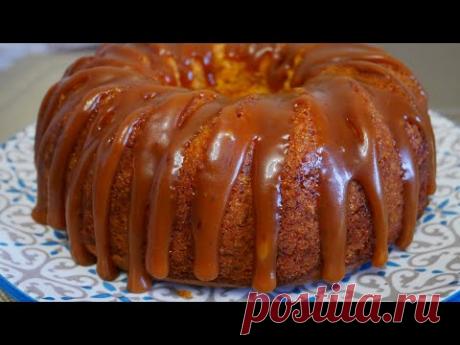 Тыквенный КЕКС с апельсиновой карамелью ТАК ЛЕГКО и ПРОСТО! Тыквенный пирог - YouTube