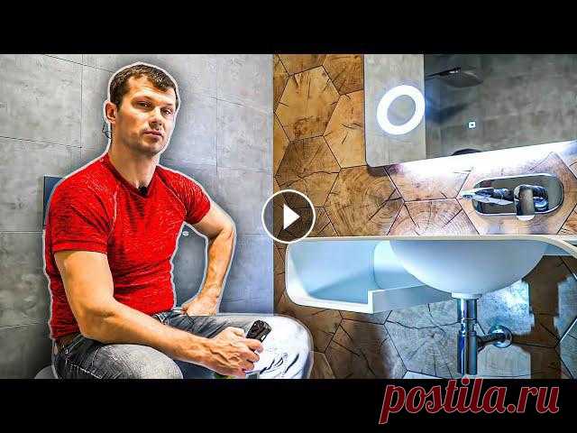 Совмещенный санузел сделан в районе Тушино. Использована плитка под дерево, что создало красивый дизайн ванной комнаты. В видео мы даем советы по ремо...