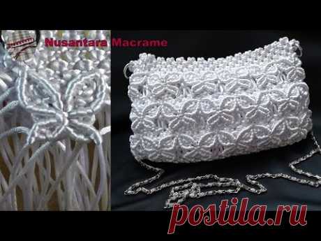 Fashion Video : Tas Motif Kupu-kupu Putih Design by Nusantara Macrame