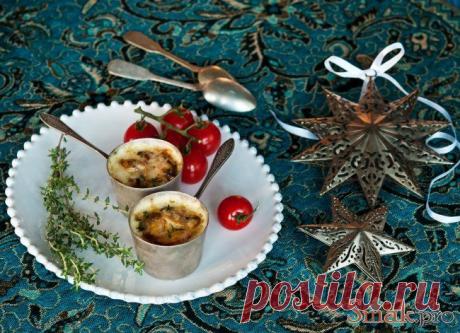 Жульен с грибами и курицей рецепт с фото