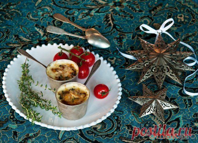 Жульен с грибами и курицей рецепт с фото