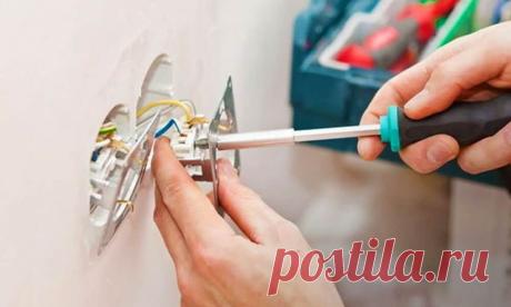 Установка розеток - Мелкий ремонт