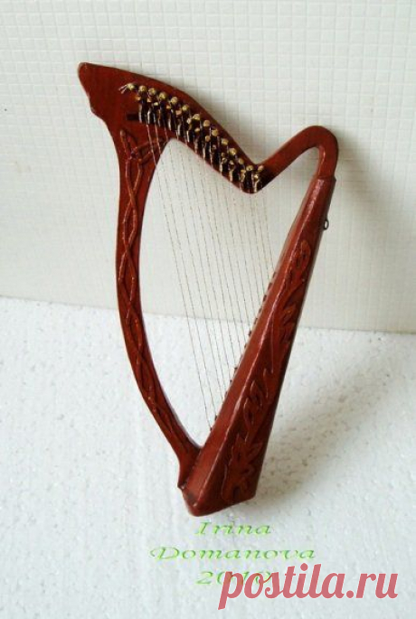 МК арфа для кукол