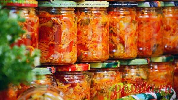 "Голливудский" салат на зиму. Очень вкусный. | Территория Аппетита | Яндекс Дзен