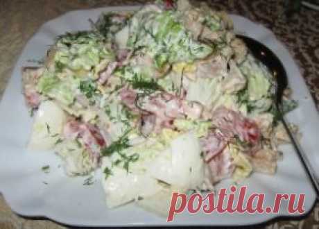 6 салатов с ПЕКИНСКОЙ КАПУСТОЙ.
1. Салат "Быстро и вкусно"
Ингредиенты:
- капуста
- свежий огурец
- лучок
- колбаска (кому какая нравится)
- майонез
- специи
Приготовление:
1. Капусту шинкуем (у нас пекинская, с ней вкуснее)
2. Огурец режем соломкой (я люблю чтоб соломка была по-крупней)
3. Колбасу режем соломкой
4. Лук режем полукольцами
5. Добавляем майонез, соль, перец и всё перемешиваем!
Наш салат готов!
2. Салат "Цезарь"
Ингредиенты:
- куриная грудка (филе)
- салат «Пекинский»
- сыр
