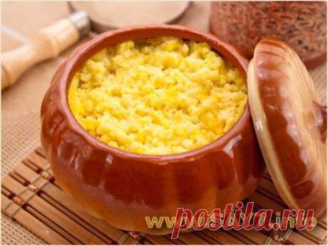 Пшённая каша с тыквой