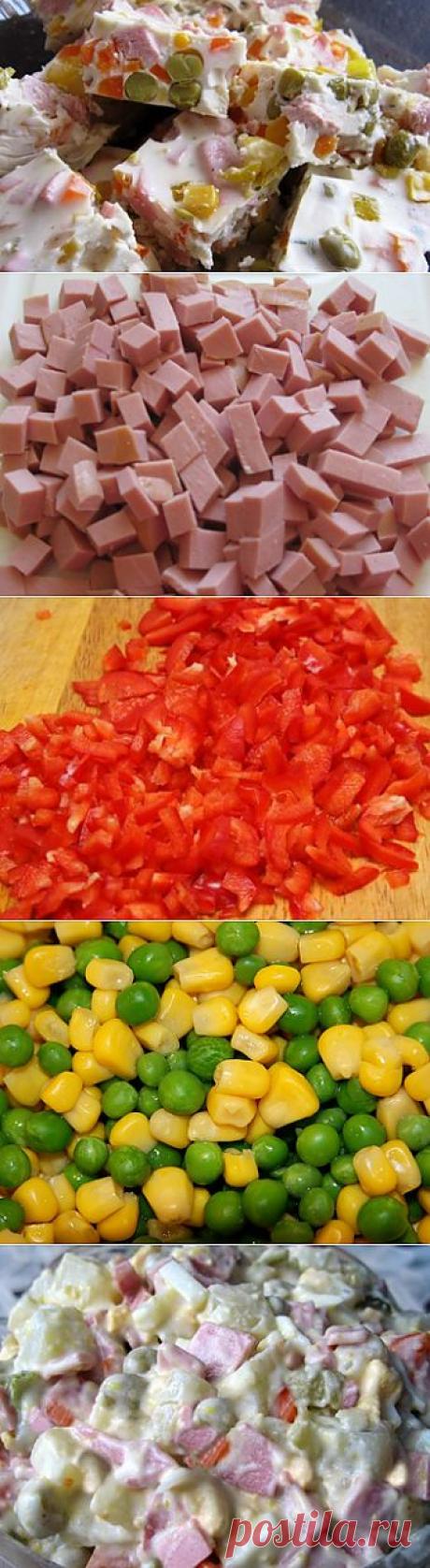 Салат в желе / Мясные салаты / TVCook: пошаговые рецепты c фото