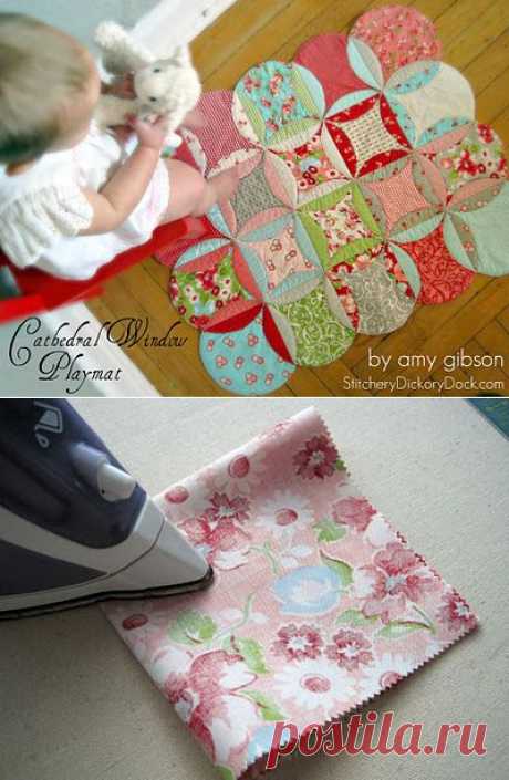 Moda Bake Shop: Cathedral Window Baby Playmat