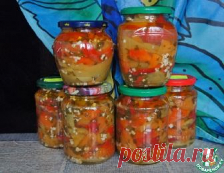 Перец в медовой заливке – кулинарный рецепт