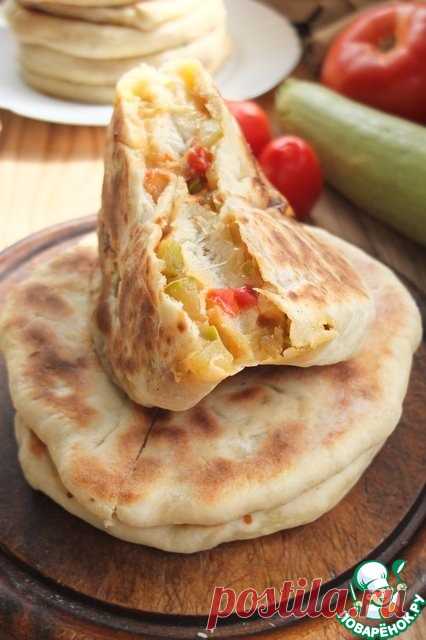 Сметанные лепешки с разными начинками!..