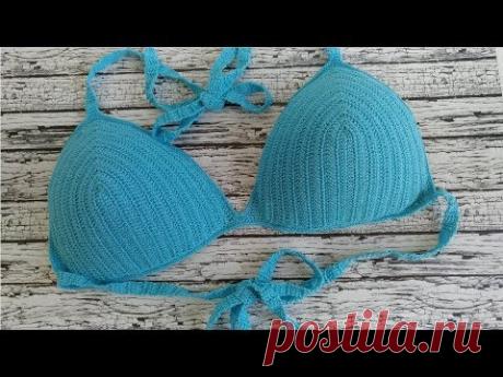 Купальник крючком. Лиф.