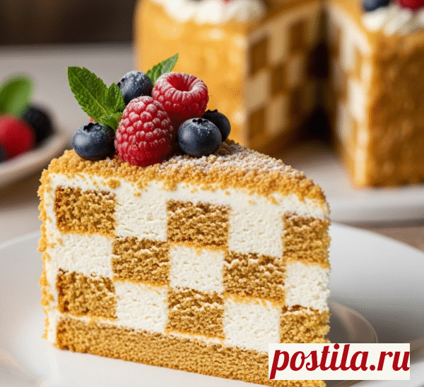 Торт «Ленивый медовик»