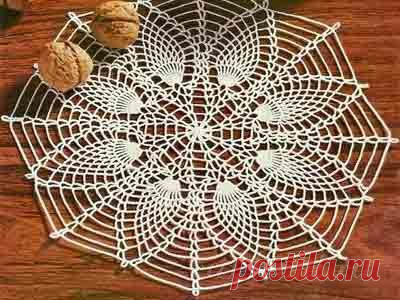„Воплощение нежности”, вязание салфеток &raquo; Сайт "Ручками" - делаем вещи своими руками
