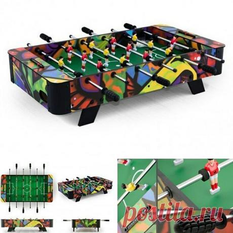 ⚽Настольный футбол (кикер) «Derby» (96x52x23см, цветной)⚽ 🎨Веселая расцветка в стиле граффити сделает этот настольный футбол не только увлекательной игрой, но и ярким украшением любой вечеринки. 🐥Подарите эту модель своему ребенку и вы не ошибетесь! Не смотря на то, что модель относится к разряду "мини-футбола", стол с легкостью позволяет сыграть двое на двое. Поэтому, на любом празднике игра будет пользоваться успехом и не даст никому заскучать. 👍Настольный футбол выпо...
