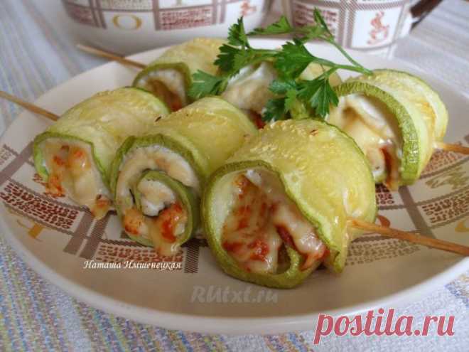 Суперские РУЛЕТИКИ из кабачков с куриным мясом.