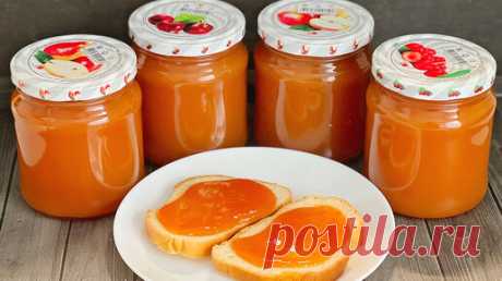 🍑ПЕРСИКОВЫЙ ДЖЕМ на зиму🍑 Без желатина! Без ЗАГУСТИТЕЛЯ. | Готовим с Юлей | Дзен