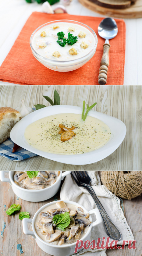 Супы с плавленым сыром