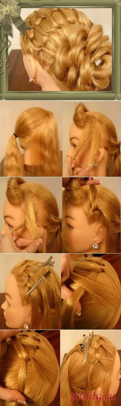 (+1) тема - Изумительная прическа - сеточка! | КРАСОТА