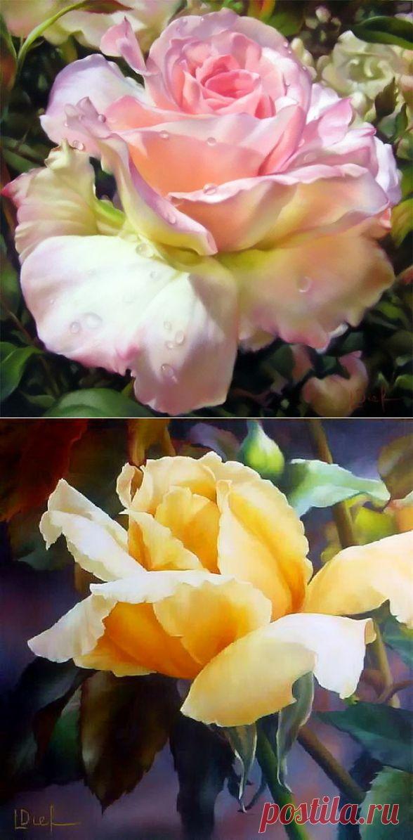 ЖИВАЯ АКВАРЕЛЬ АВСТРАЛИЙСКОЙ ХУДОЖНИЦЫ Lyn Diefenbach