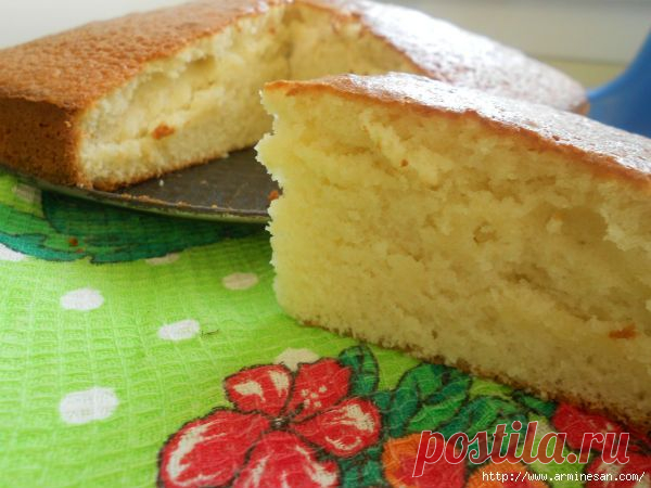Учимся делать вкусный бисквит на кефире