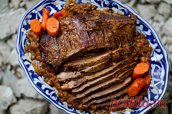 Запеченная говяжья грудинка с овощами - Рецепты. Кулинарные рецепты блюд с фото - рецепты салатов, первые и вторые блюда, рецепты выпечки, десерты и закуски - IVONA - bigmir)net - IVONA - bigmir)net