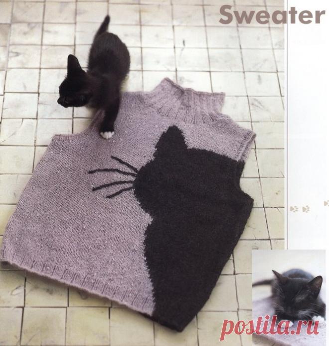 Жилет с рисунком 