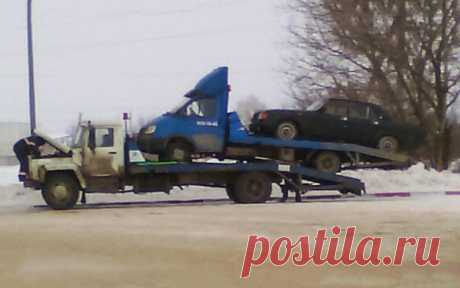 Автомобильный журнал онлайн на «Авторамблере» - Эвакуатор эвакуировал эвакуатор с эвакуированным авто