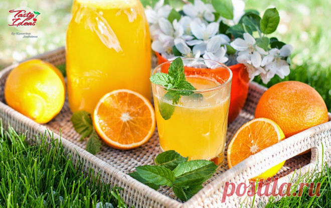 Tasty Ideas: Апельсиновый лимонад или “фанта” по-домашнему