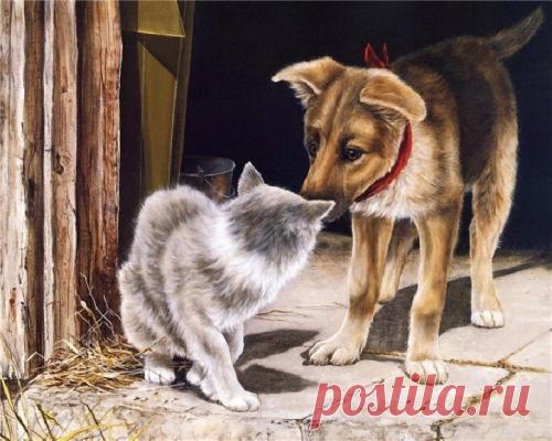 Художник-анималист Persis Clayton Weirs (98 работ) » Картины, художники, фотографы на Nevsepic