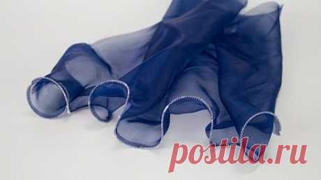 Video tutorial: Use fishing line to make a curly hem | Sewing | CraftGossip.com