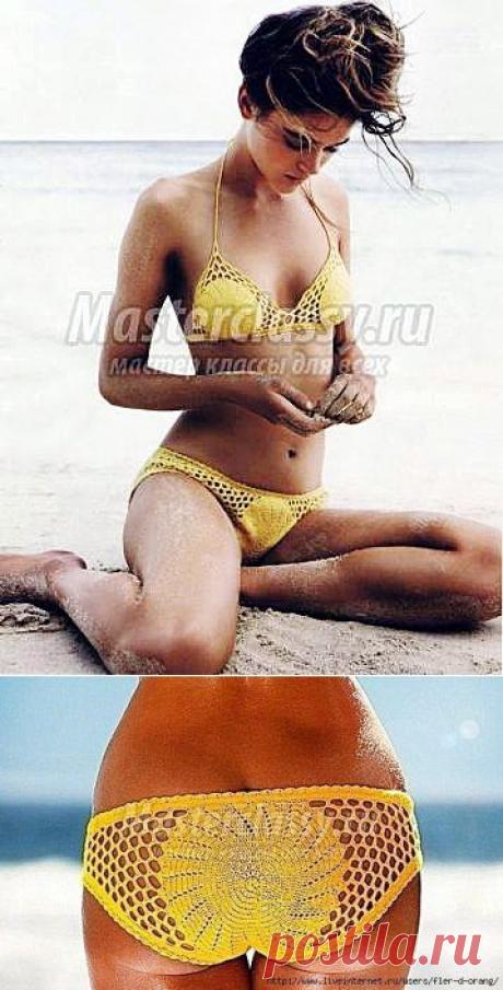 Очаровательный желтый купальник - Купальники - Вязание крючком -МАСТЕР-КЛАССЫ ПО РУКОДЕЛИЮ- Страна рукоделия