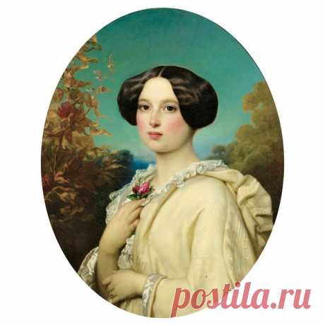 Женский образ для шкатулок и медальонов
#картинки #декупаж