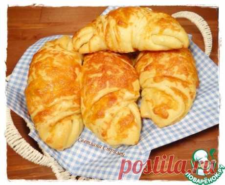Сырные круассаны - кулинарный рецепт