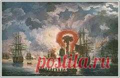 Сегодня 07 июля в 1770 году Во время русско-турецкой войны 1768-1774 годов произошло Чесменское сражение Оно было частью русско-турецких войн второй половины XVIII века.
В Чесменской бухте на южном берегу Эгейского моря произошло сражение русского флота под командованием адмирала Г.А. Спиридова и турецкого флота под командованием капудан-паши Хасан-бея.
После десятимесячной крейсерской блокады русского отряда, находившегося на острове Родос, он был атакован двумя русскими эскадрами - адмирала …