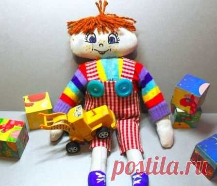 Кукла своими руками из ткани (мальчик) | Рукоделие в стиле шебби шик