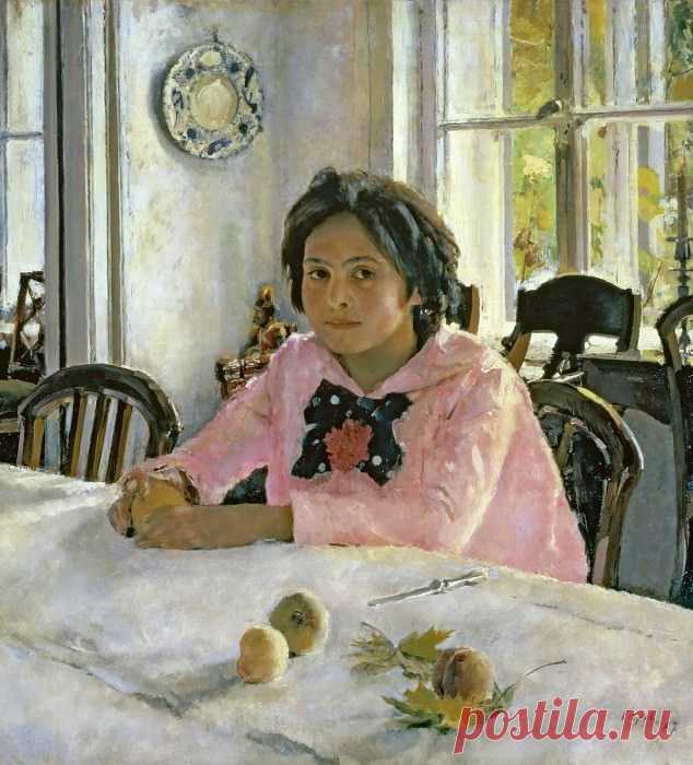 Девочка с персиками (Портрет В. С. Мамонтовой). (картина) — Валентин Александрович Серов ★ Разрешение файла: 3874×4281 px. Информация о картине, описание, где находится, другие картины художника. Альбом: Валентин Александрович Серов, #1/189.