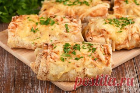 Рыба в лаваше с интересным сметанным соусом (соус дает сочность и отличный вкус) | Совет да Еда | Дзен