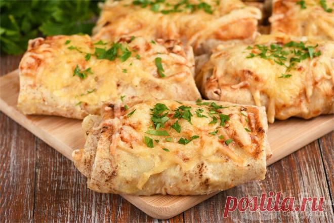 Рыба в лаваше с интересным сметанным соусом (соус дает сочность и отличный вкус) | Совет да Еда | Дзен