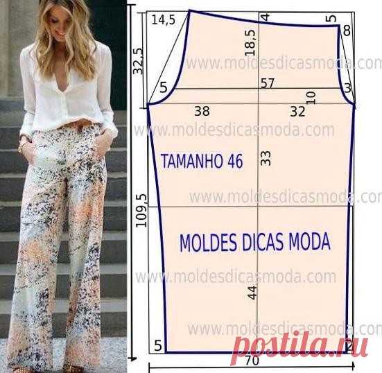 Летящие летние брюки