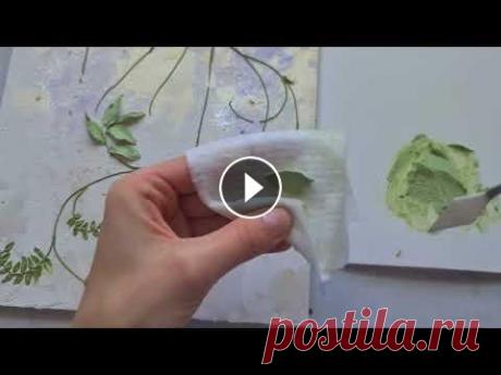 Скульптурная живопись. Глициния 2 урок Скульптурная живопись. Глициния 2 урок...