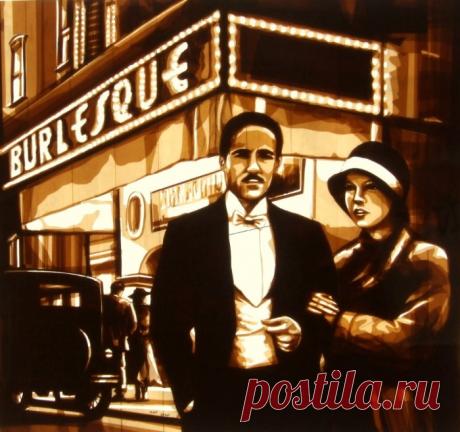 Картины из лент. Max Zorn