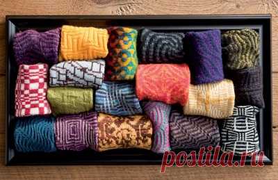 Дизайнер носков Стефани ван дер Линден | ВЯЗАНЫЕ НОСКИ