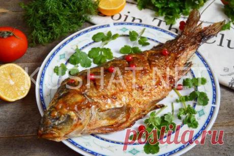 Карп в сметане в духовке. Пошаговый рецепт с фото - Кушать нет